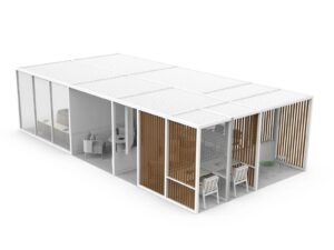 Freistehende Terrassenüberdachung aus Aluminium | GANDIABLASCO | Pergolas