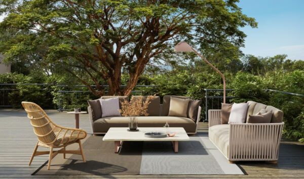2-Sitzer Gartensofa aus Stoff | Kettal | Grand Bitta - Image 2