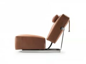 Verstellbarer Sessel aus Leder | Flexform | A.B.C