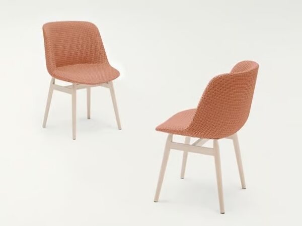 Gepolsterter Stuhl aus Stoff | Paola Lenti | Adele
