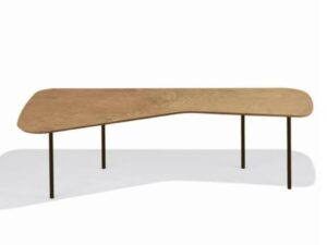Couchtisch aus Stahl und Holz | Knoll