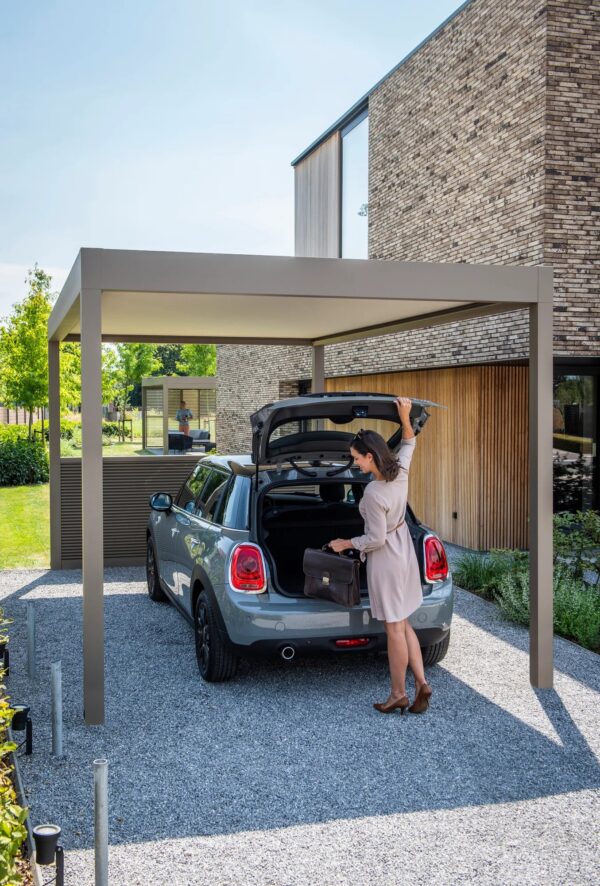 Freistehende Terrassenüberdachung aus Metall | RENSON - Image 7