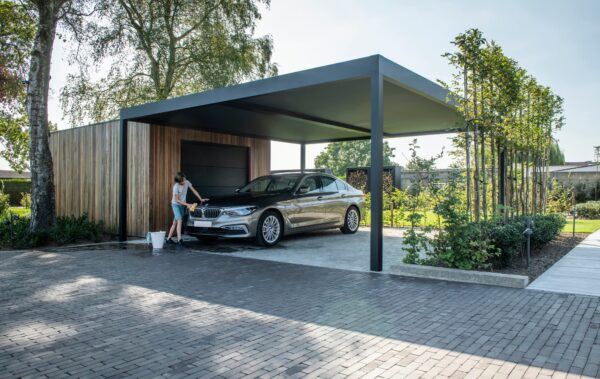 Freistehende Terrassenüberdachung aus Metall | RENSON - Image 6