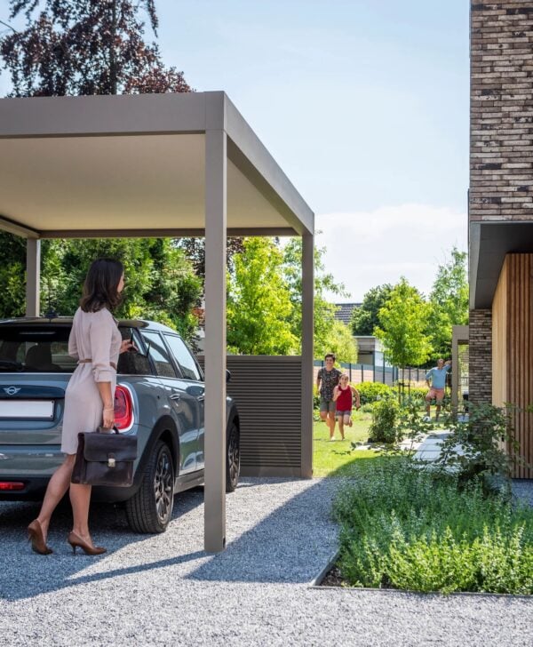 Freistehende Terrassenüberdachung aus Metall | RENSON - Image 8