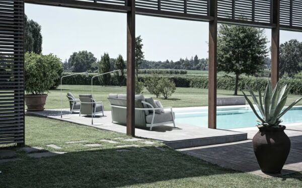 3-er Gartensofa aus Stoff mit abnehmbarem Bezug | Flexform | Alison - Image 5