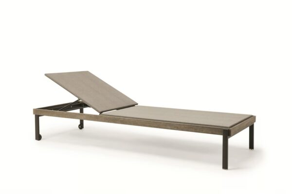 Verstellbarer Gartenliege aus Batyline® | Ethimo | Allaperto