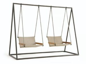 2-Sitzer Gartenschaukel aus Polypropylen | Ethimo | Allaperto
