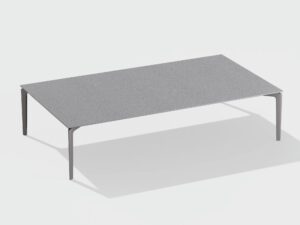 Niedriger Garten-Beistelltisch aus Aluminium | FAST | Allsize