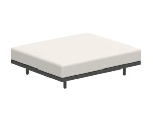 Fussbank aus Aluminium | Royal Botania | Alura Lounge
