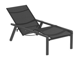 Verstellbarer Gartenliege aus Batyline® | Royal Botania | Alura