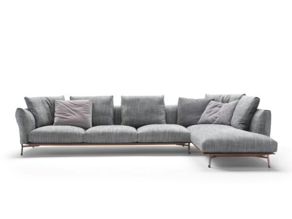 Sofa aus Stoff mit Récamiere | Flexform - Image 2
