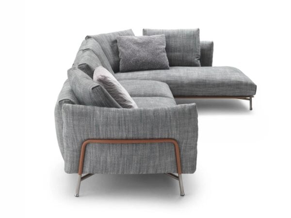 Sofa aus Stoff mit Récamiere | Flexform - Image 4