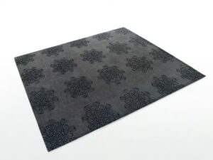Blumen- Uni- Teppich aus Wolle | Paola Lenti | Area