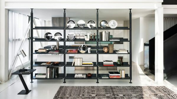 Boden-Decke Bücherregal | Desalto - Image 11