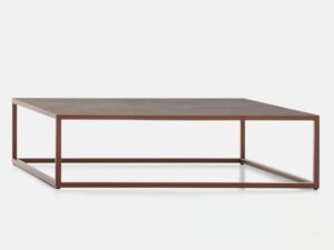 Niedriger quadratischer Couchtisch aus Keramik | MDF Italia | Arpa
