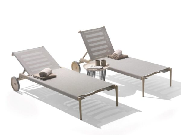 Verstellbarer Gartenliege aus Batyline® | Flexform | Atlante - Image 5