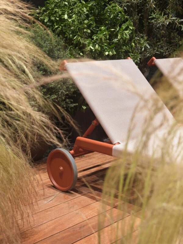 Verstellbarer Gartenliege aus Batyline® | Flexform | Atlante - Image 11