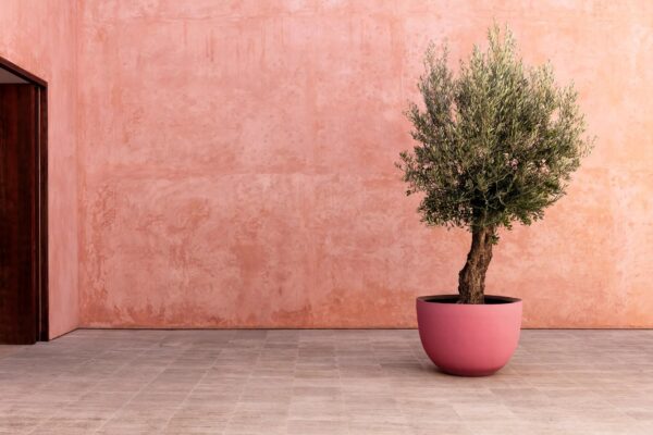 Niedriger Handgearbeiteter Gartenvase aus Terrakotta | DOMANI - Image 5