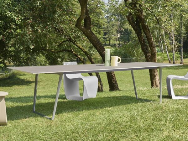 Rechteckiger Gartentisch aus Stein | MDF Italia | Axy - Image 2