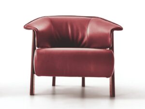 Sessel aus Leder mit Armlehnen | Cassina | Back-Wing