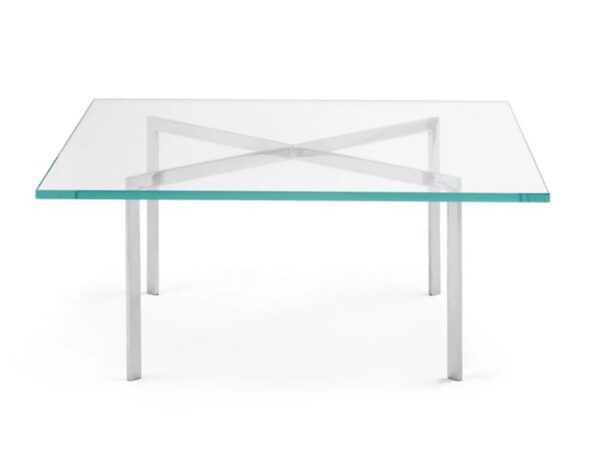 Quadratischer Couchtisch aus Stahl und Glas | Knoll | Barcelona® - Image 2