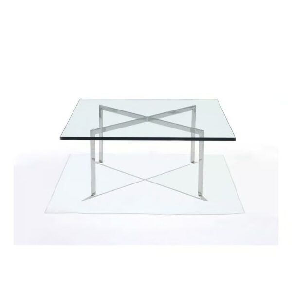 Quadratischer Couchtisch aus Stahl und Glas | Knoll | Barcelona® - Image 7