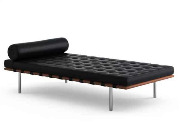 Kapitonierte gepolsterte Tagesliege aus Leder | Knoll | Barcelona® - Image 2
