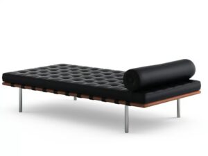 Kapitonierte gepolsterte Tagesliege aus Leder | Knoll | Barcelona®