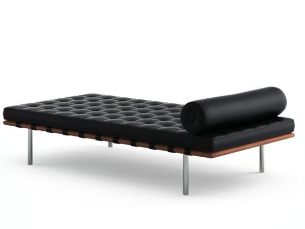Kapitonierte gepolsterte Tagesliege aus Leder | Knoll | Barcelona®