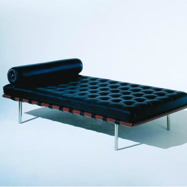 Kapitonierte gepolsterte Tagesliege aus Leder | Knoll | Barcelona® - Image 3