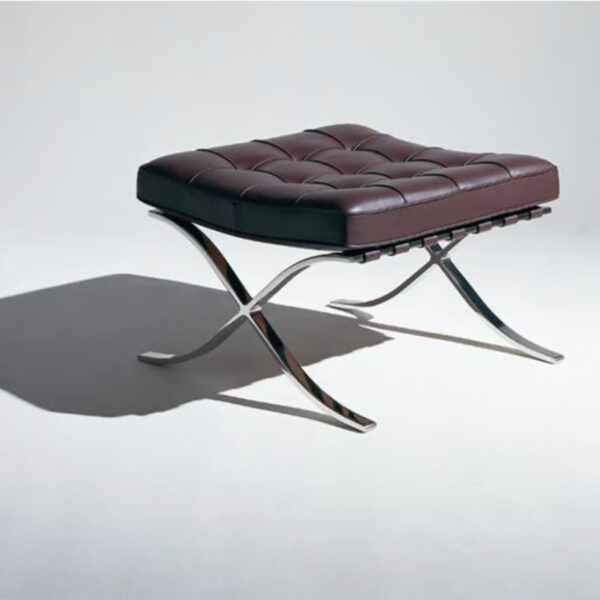 Fussbank aus Leder | Knoll | Barcelona® - Image 6