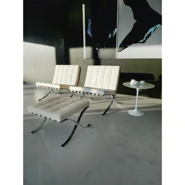 Fussbank aus Leder | Knoll | Barcelona® - Image 7