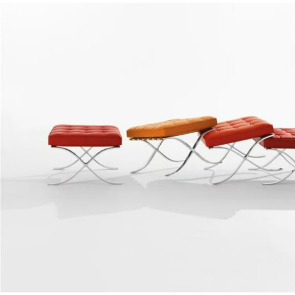 Fussbank aus Leder | Knoll | Barcelona® - Image 5