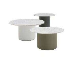 Garten-Beistelltisch aus Marmor | B&B Italia Outdoor