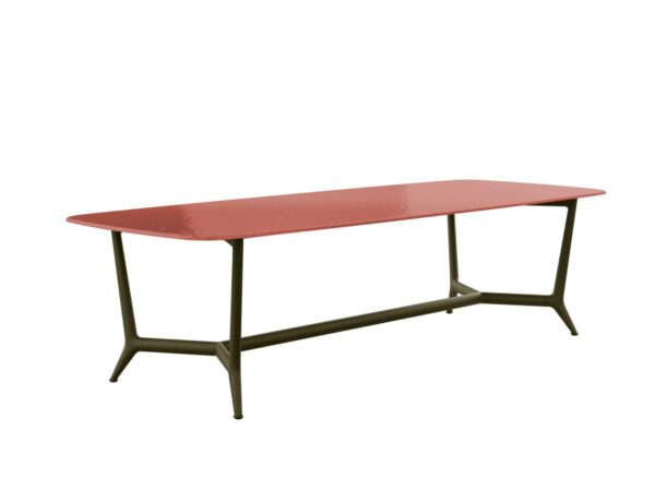 Rechteckiger Gartentisch aus Glas | B&B Italia Outdoor | Erica