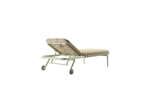 Gartenliege aus Stoff mit Rollen | B&B Italia Outdoor | Erica - Image 2