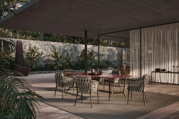 Rechteckiger Gartentisch aus Glas | B&B Italia Outdoor | Erica - Image 5