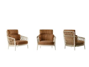 Gartensessel aus Stoff mit Armlehnen | B&B Italia Outdoor | Erica