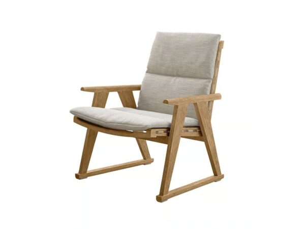 Lounge Gartensessel aus Teakholz mit Armlehnen | B&B Italia Outdoor | Gio