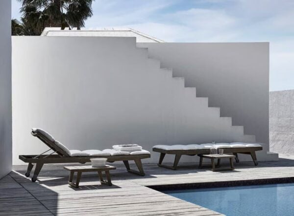 Verstellbarer Gartenliege aus Teakholz | B&B Italia Outdoor | Gio - Image 7