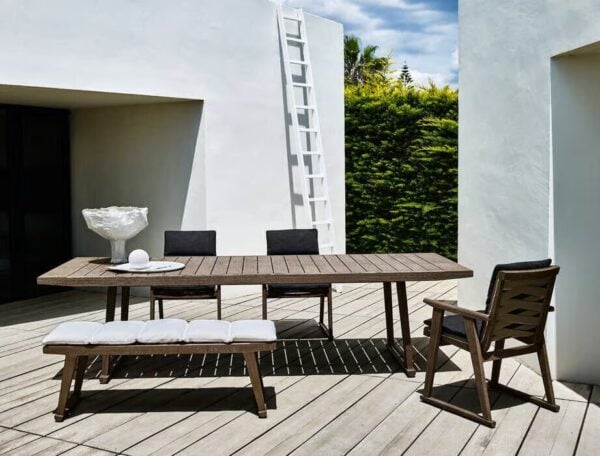 Gartenbank aus Teakholz | B&B Italia Outdoor | Gio - Image 3