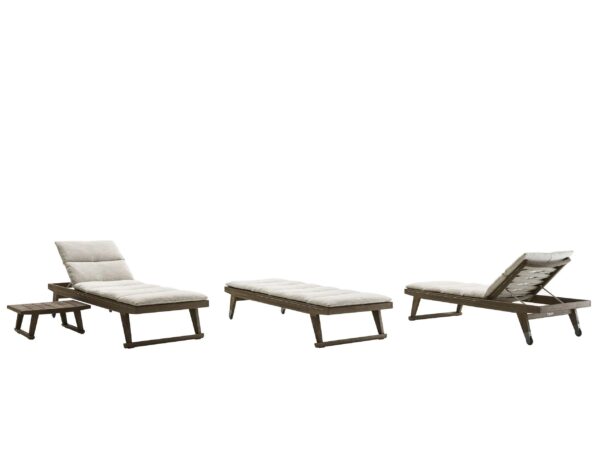 Verstellbarer Gartenliege aus Teakholz | B&B Italia Outdoor | Gio - Image 4
