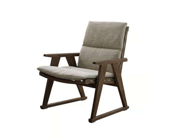Lounge Gartensessel aus Teakholz mit Armlehnen | B&B Italia Outdoor | Gio - Image 2
