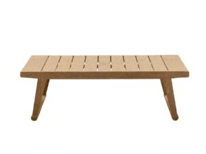 Rechteckiger Garten-Beistelltisch aus Teakholz | B&B Italia Outdoor | Gio