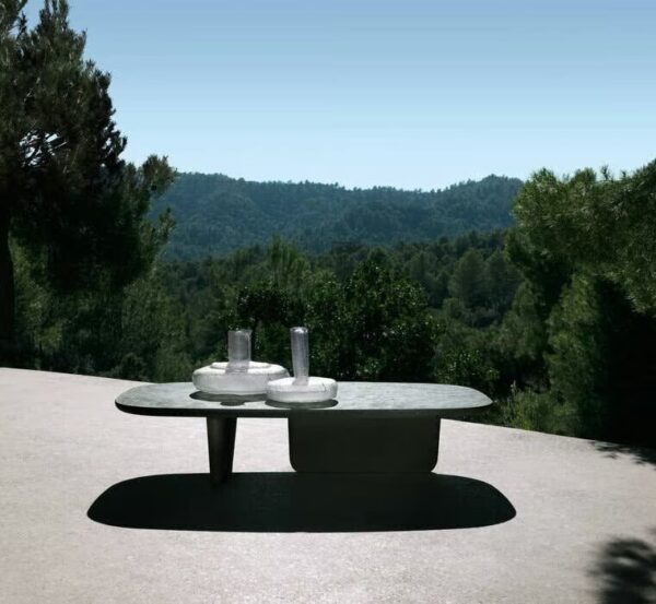 Rechteckiger Garten-Beistelltisch aus Zement | B&B Italia Outdoor | Tobi-Ishi - Image 6