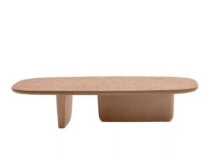 Rechteckiger Garten-Beistelltisch aus Zement | B&B Italia Outdoor | Tobi-Ishi