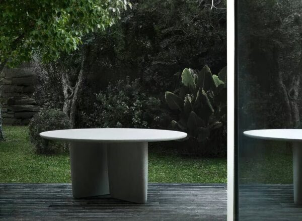 Runder Gartentisch aus Zement | B&B Italia Outdoor | Tobi-Ishi - Image 13