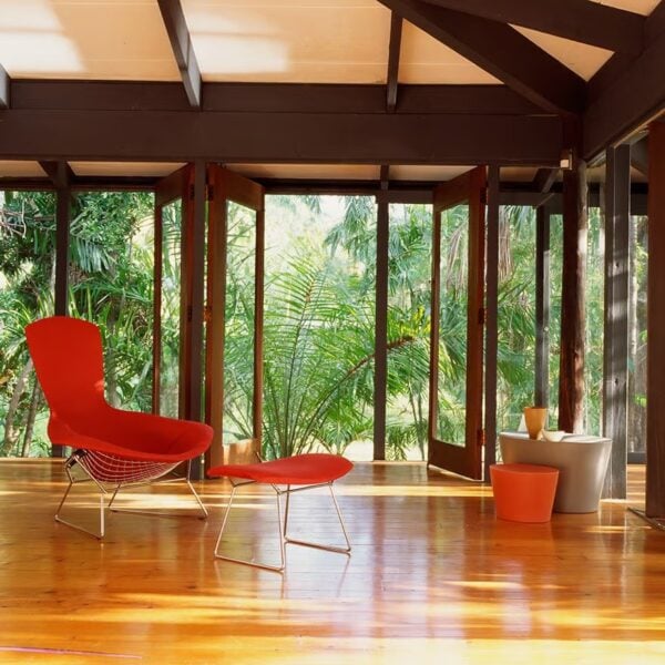 Sessel aus Stoff mit hoher Rückenlehne | Knoll | Bertoia - Image 7