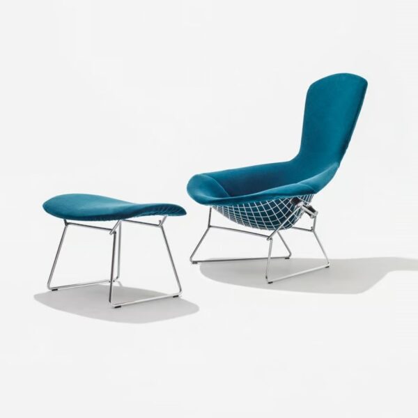 Sessel aus Stoff mit hoher Rückenlehne | Knoll | Bertoia - Image 4