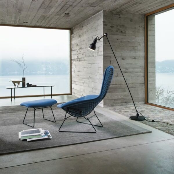 Mit Kufengestell gepolstertes Fussbank | Knoll | Bertoia - Image 3